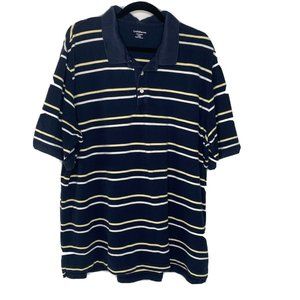 Croft & Barrow collared men's size XXL navy blue